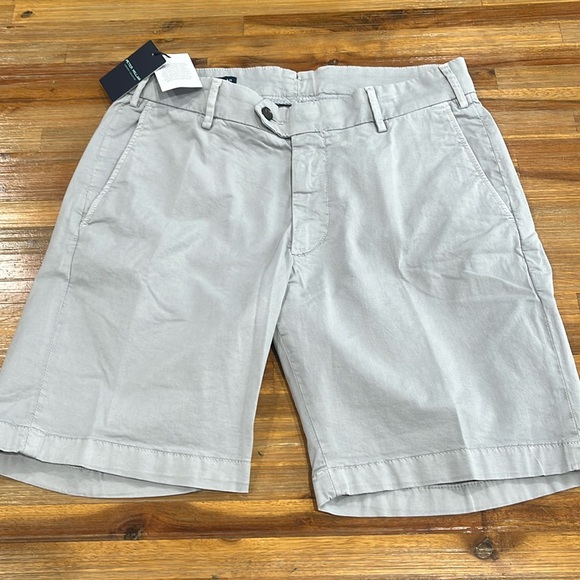Peter Millar Crown Crafted Concord Garment Dyed Golf Shorts Size 32 grey - Picture 1 of 6